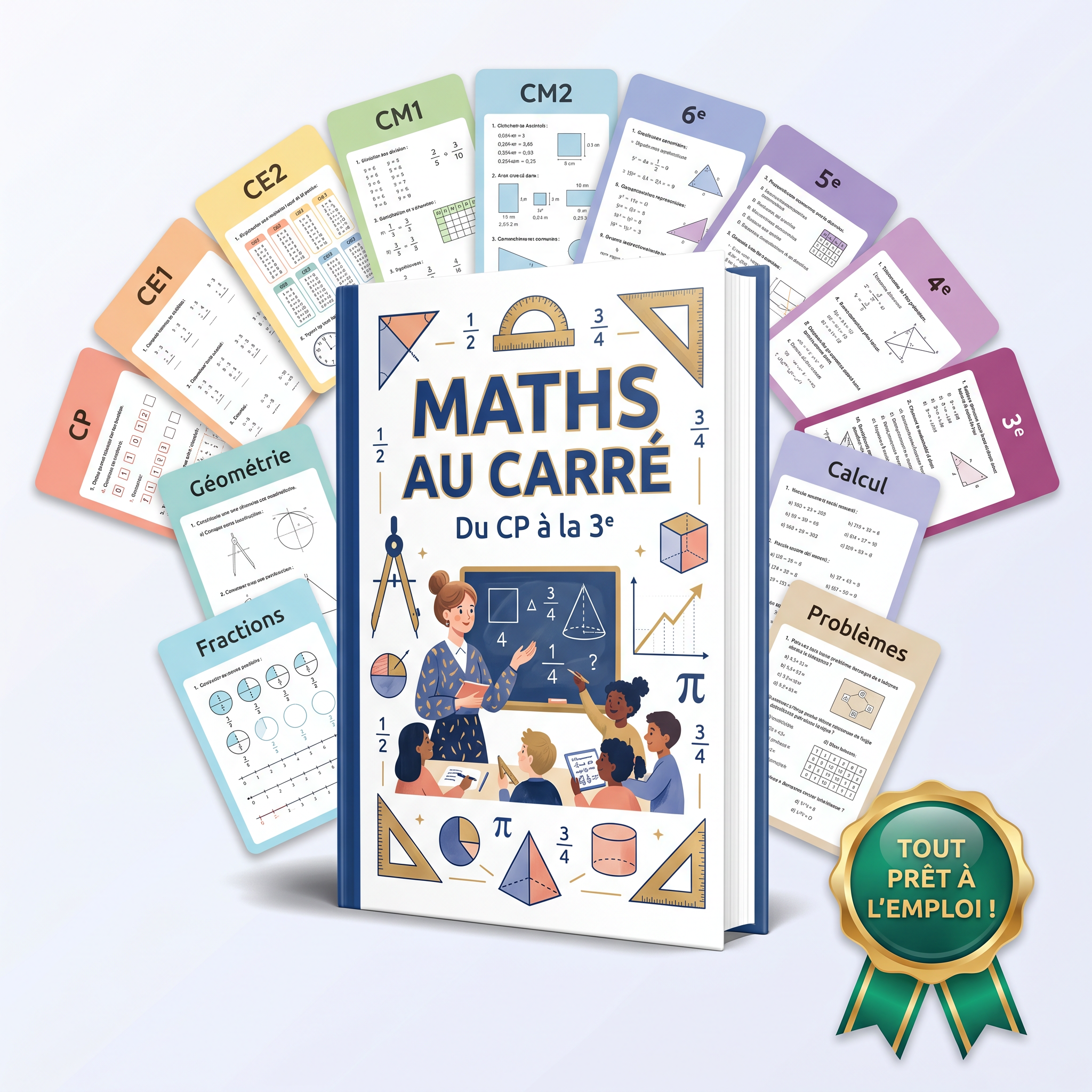 Mégapack Professeur de Mathématiques — Primaire & Collège